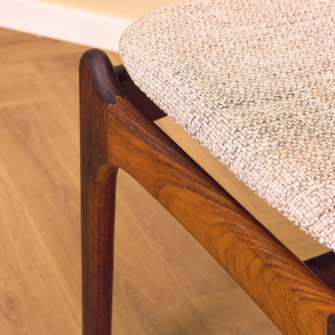 Danish dining chairs in Santos rosewood, model OD49 by Erik Buch for OD Møbler
