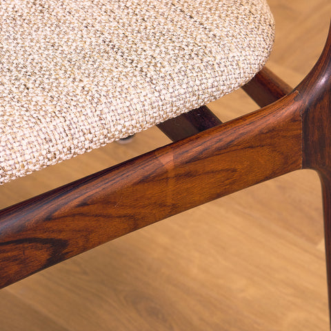 Danish dining chairs in Santos rosewood, model OD49 by Erik Buch for OD Møbler