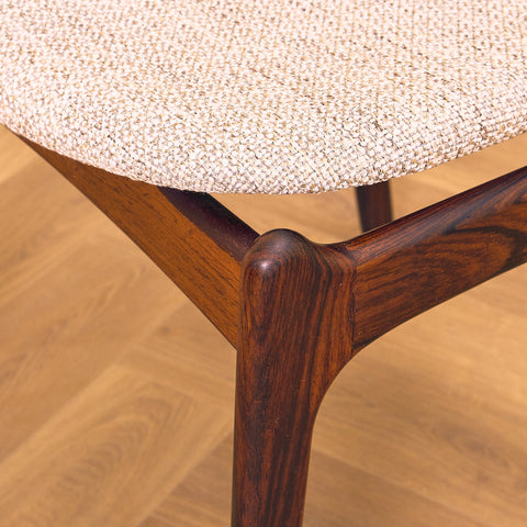 Danish dining chairs in Santos rosewood, model OD49 by Erik Buch for OD Møbler
