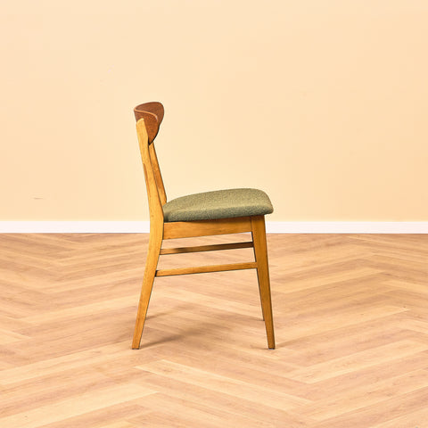 Dining chairs in teak & beech by Farstrup, model 210