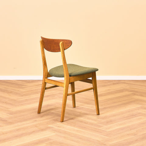 Dining chairs in teak & beech by Farstrup, model 210