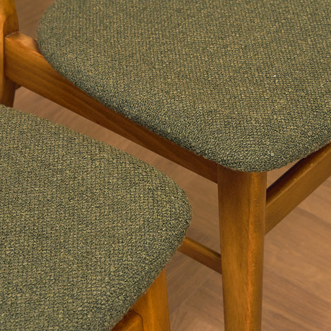 Dining chairs in teak & beech by Farstrup, model 210