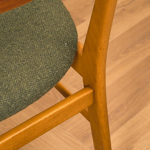 Dining chairs in teak & beech by Farstrup, model 210