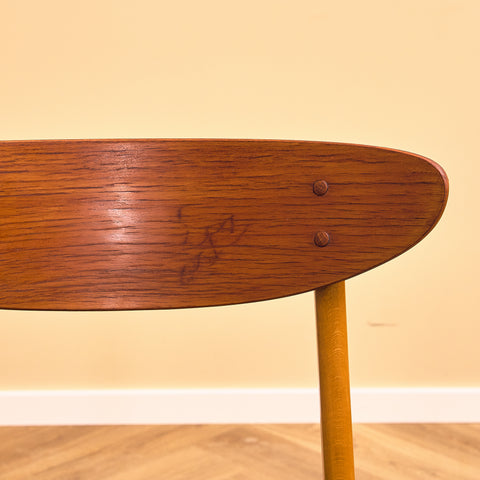 Dining chairs in teak & beech by Farstrup, model 210