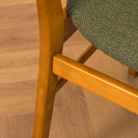 Dining chairs in teak & beech by Farstrup, model 210