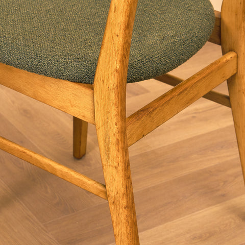 Dining chairs in teak & beech by Farstrup, model 210