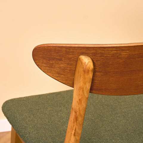 Dining chairs in teak & beech by Farstrup, model 210