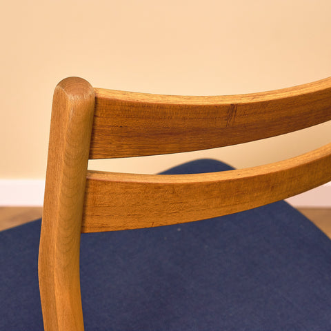 Danish dining chairs in teak and beech