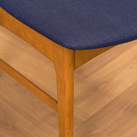 Danish dining chairs in teak and beech