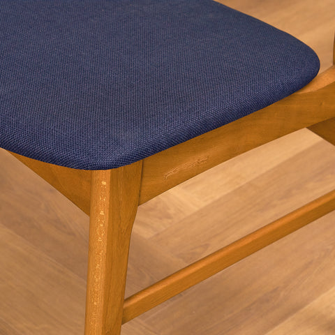 Danish dining chairs in teak and beech