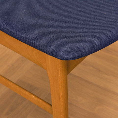 Danish dining chairs in teak and beech