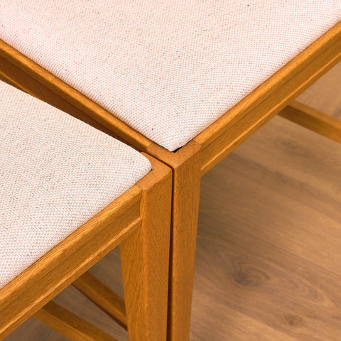 Swedish dining chairs in oak, model 'Vindö' by Svante Skogh for Balders Snickeri, Vaggeryd