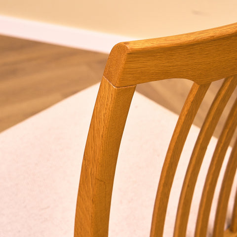 Swedish dining chairs in oak, model 'Vindö' by Svante Skogh for Balders Snickeri, Vaggeryd