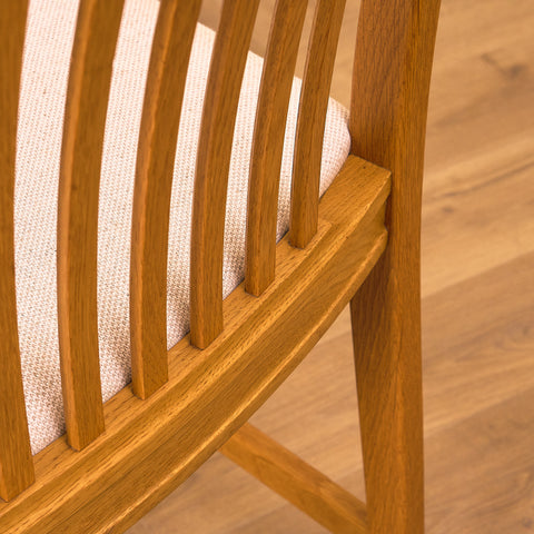 Swedish dining chairs in oak, model 'Vindö' by Svante Skogh for Balders Snickeri, Vaggeryd