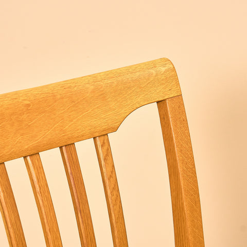 Swedish dining chairs in oak, model 'Vindö' by Svante Skogh for Balders Snickeri, Vaggeryd