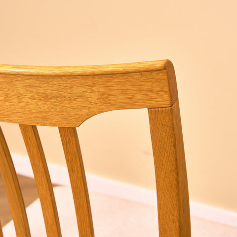 Swedish dining chairs in oak, model 'Vindö' by Svante Skogh for Balders Snickeri, Vaggeryd