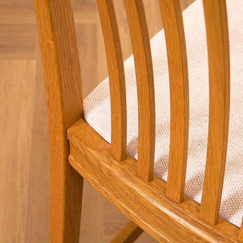 Swedish dining chairs in oak, model 'Vindö' by Svante Skogh for Balders Snickeri, Vaggeryd