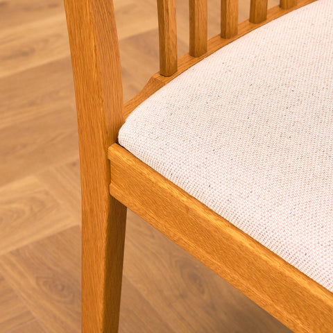 Swedish dining chairs in oak, model 'Vindö' by Svante Skogh for Balders Snickeri, Vaggeryd