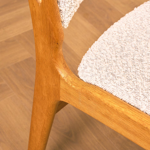 Danish dining chairs in oak by Erik Buch for Anderstrup Møbelfabrik, model 89