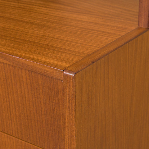 Swedish bookshelf in teak and beech