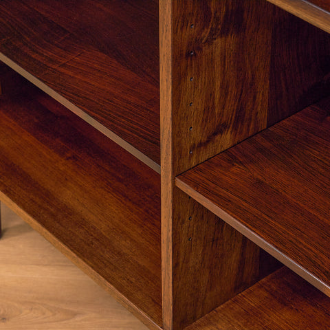 Danish bookshelf in Santos rosewood, model nr.6 by Omann Jun
