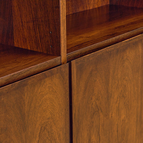 Danish bookshelf in Santos rosewood, model nr.6 by Omann Jun