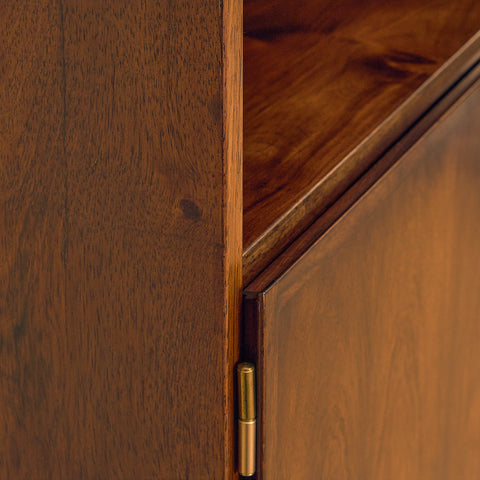 Danish bookshelf in Santos rosewood, model nr.6 by Omann Jun