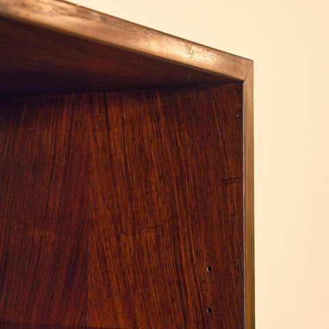 Danish bookshelf in Santos rosewood, model nr.6 by Omann Jun