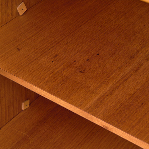 Swedish highboard in teak by Hugo Troeds, Bjärnum