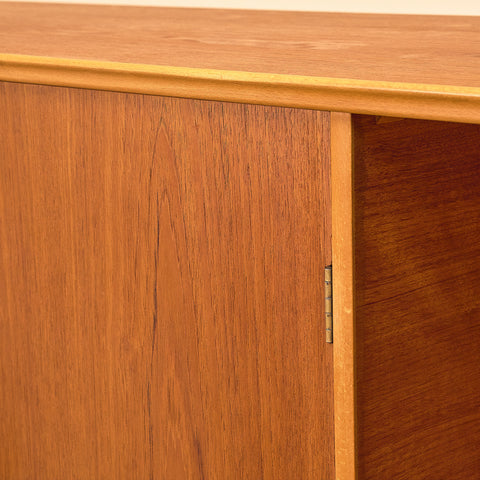 Swedish highboard in teak by Hugo Troeds, Bjärnum