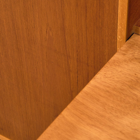 Swedish highboard in teak by Hugo Troeds, Bjärnum