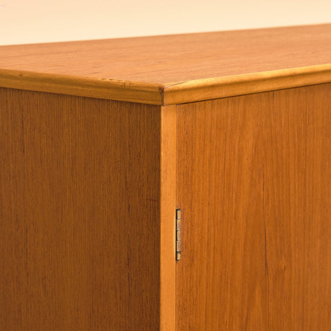 Swedish highboard in teak by Hugo Troeds, Bjärnum