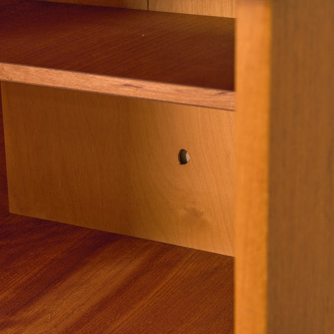 Swedish highboard in teak by Hugo Troeds, Bjärnum