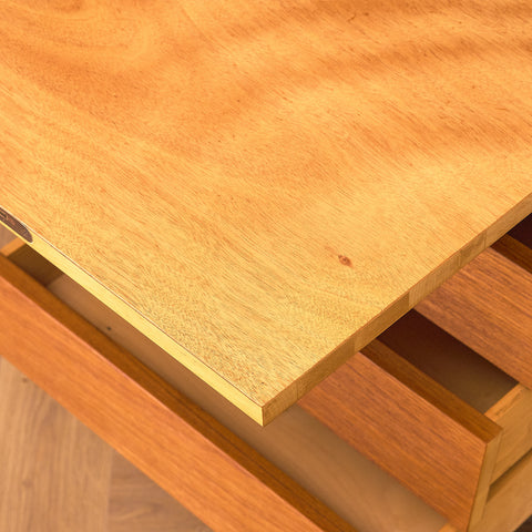 Swedish highboard in teak by Hugo Troeds, Bjärnum