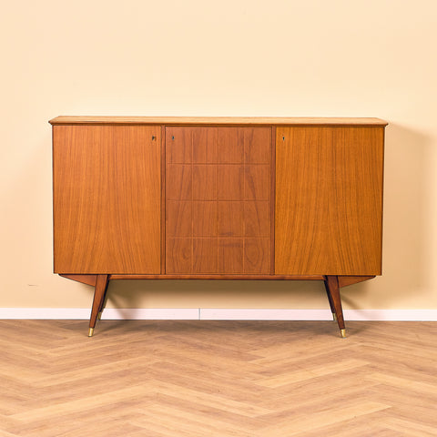 Swedish sideboard in teak by AB Tabergsmöbler, Småland
