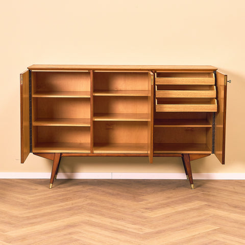 Swedish sideboard in teak by AB Tabergsmöbler, Småland