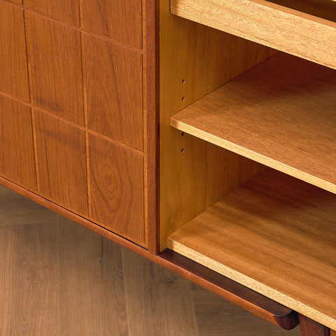 Swedish sideboard in teak by AB Tabergsmöbler, Småland