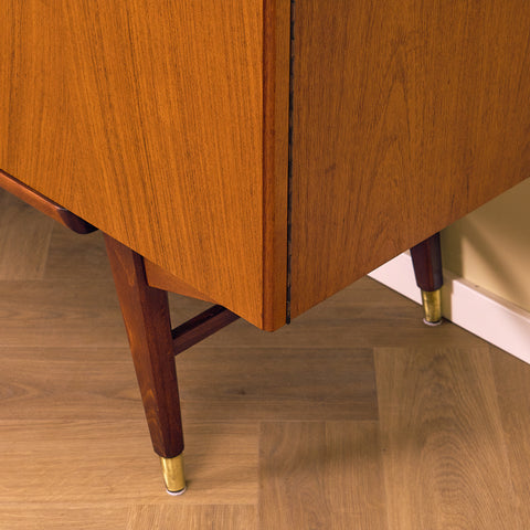 Swedish sideboard in teak by AB Tabergsmöbler, Småland