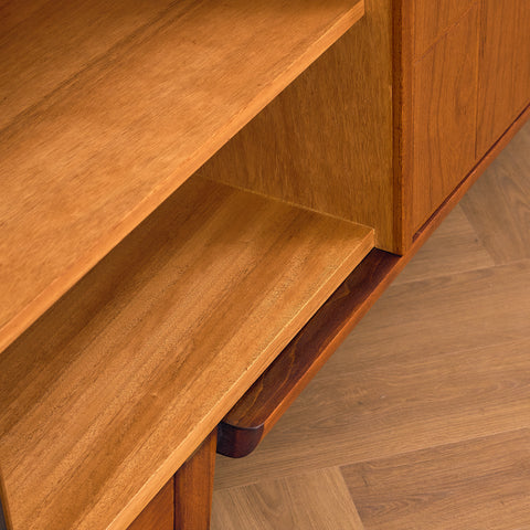 Swedish sideboard in teak by AB Tabergsmöbler, Småland