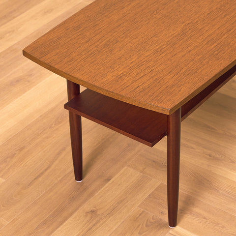 Danish coffee table in teak and beech