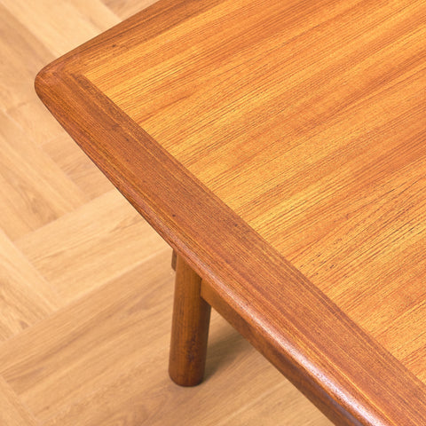 Swedish coffee table in teak and walnut by HMB Möbler Rörvik
