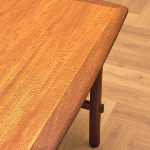 Swedish coffee table in teak and walnut by HMB Möbler Rörvik