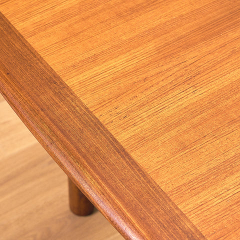 Swedish coffee table in teak and walnut by HMB Möbler Rörvik