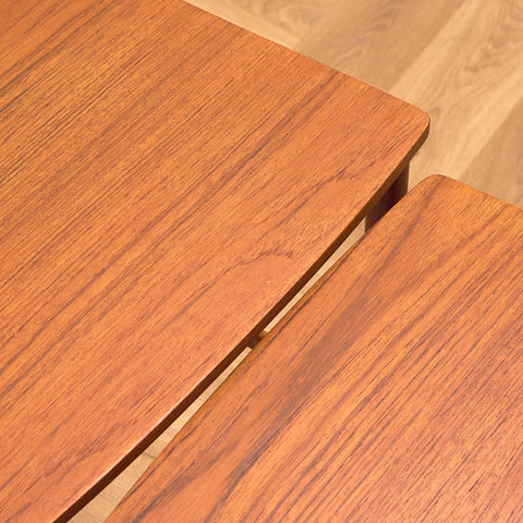 Danish set of nest of tables in teak