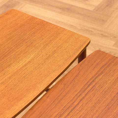 Danish set of nest of tables in teak