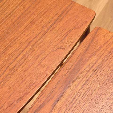 Danish set of nest of tables in teak