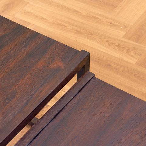 Danish set of nest of tables in Santos rosewood