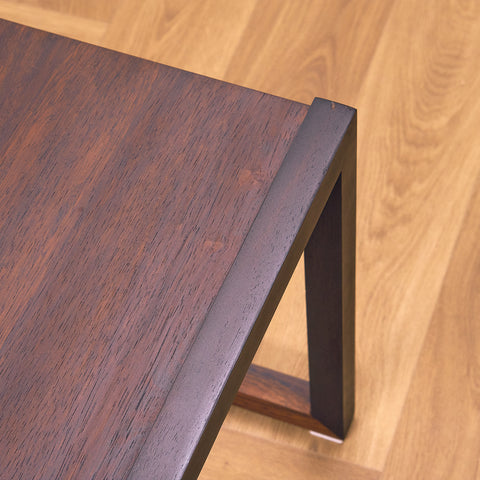 Danish set of nest of tables in Santos rosewood