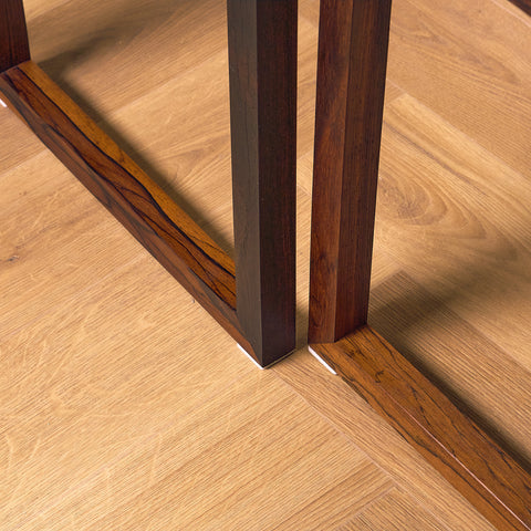 Danish set of nest of tables in Santos rosewood