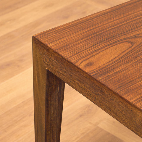 Danish side table in Santos rosewood by Fa. Esra Møbler